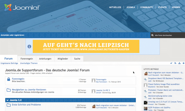 Joomla Forum - forum.joomla.de